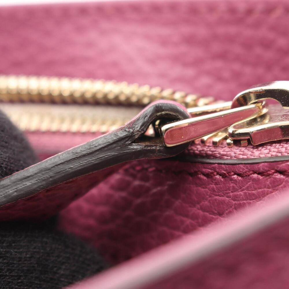 GUCCI Authentic Purple Leather Tote Bag - Picture 6 of 8